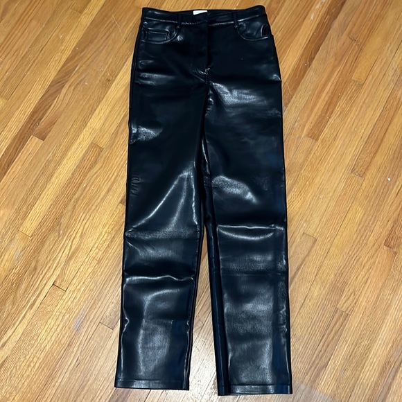 Aritzia Wilfred Melina High Waisted Vegan Leather Pants - Picture 8 of 9